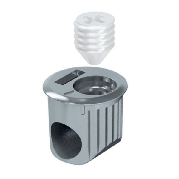 Barilotto Con Bordo + Grano modello Trio per Astina Zama Zincato d.14 Interno mm.9